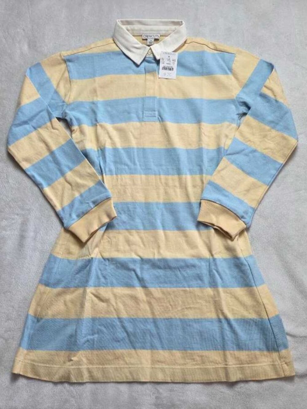 New girl's 10 J.Crew Crewcuts junior varsity rugby polo shirt dress